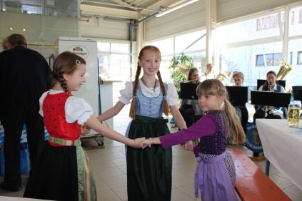 Die kleinen Gäste tanzten ausgelassen zur Musik